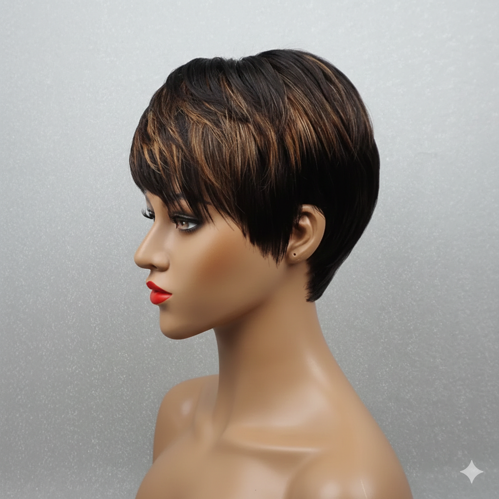 Pixie Cut Short Human Hair Wig