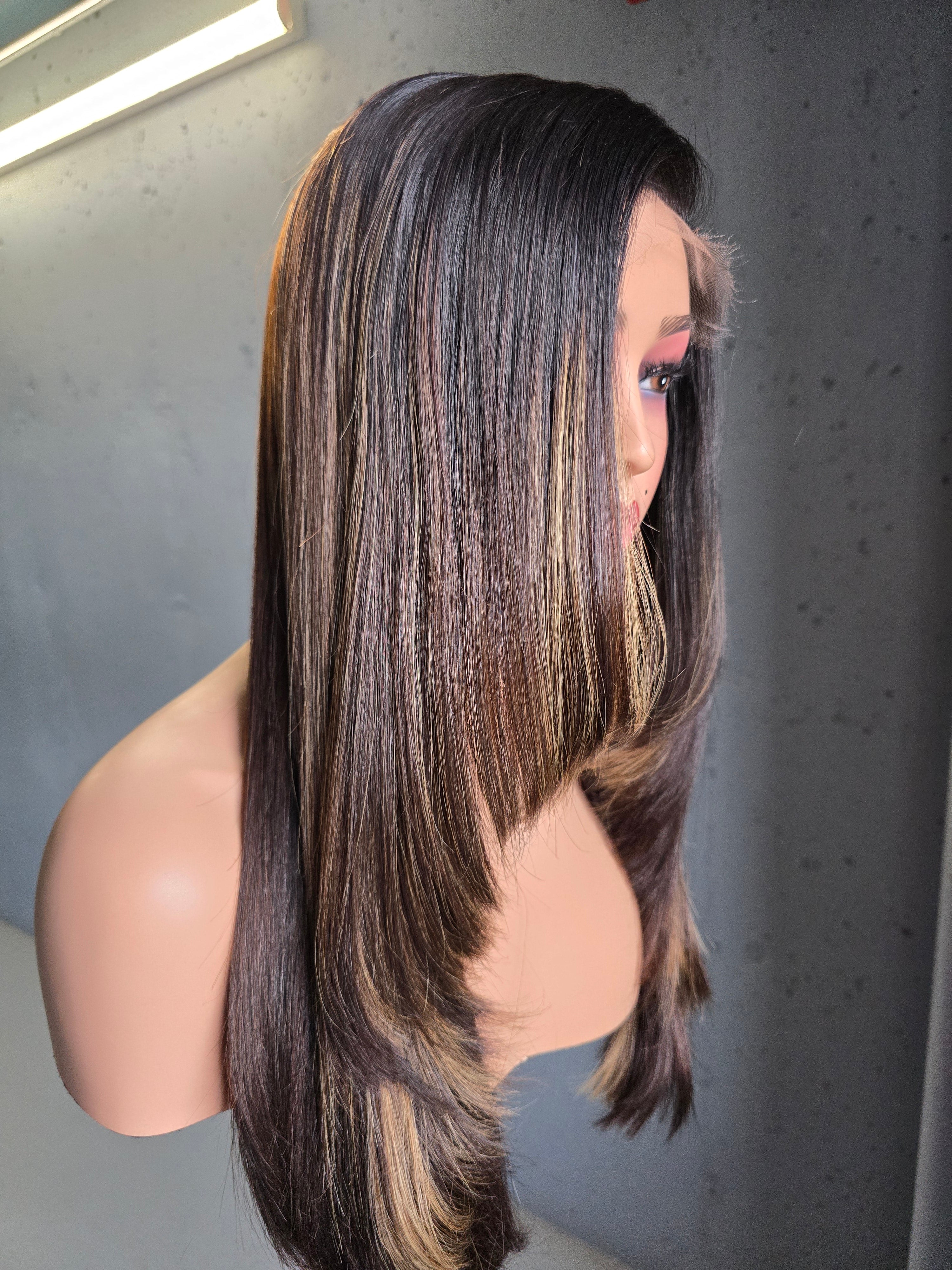 The Saharan Honey – 22" Custom Coloured Raw Hair HD 5x5 Closure Wig | Signature Collection