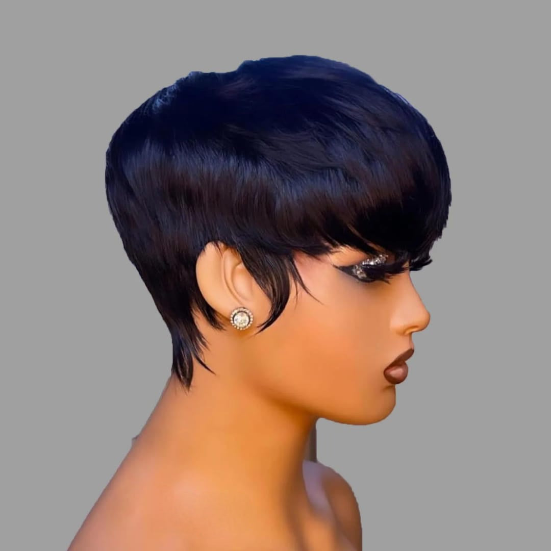 Pixie Cut Short Human Hair Wig