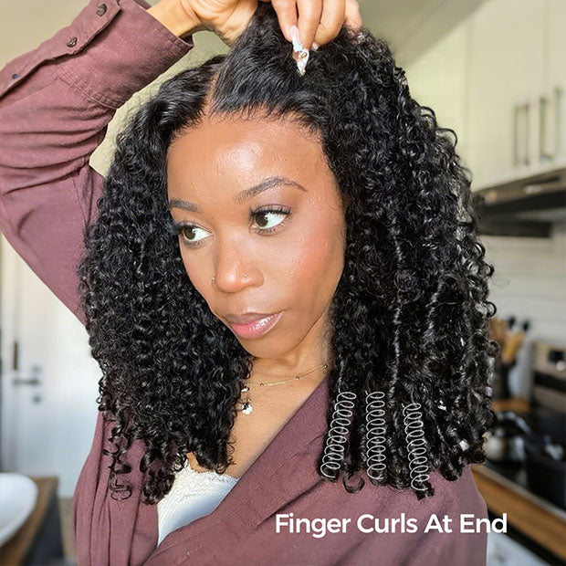 Luxury 200% Density Burmese Curly 13x4 Lace Frontal Wig | 16 inch