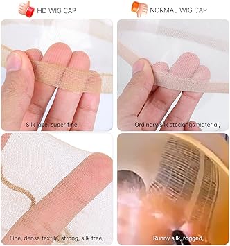 HD Wig Caps (2-Pack) | Seamless Wig Foundation